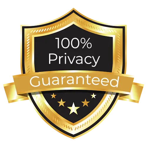 100% Privacy guaranteed